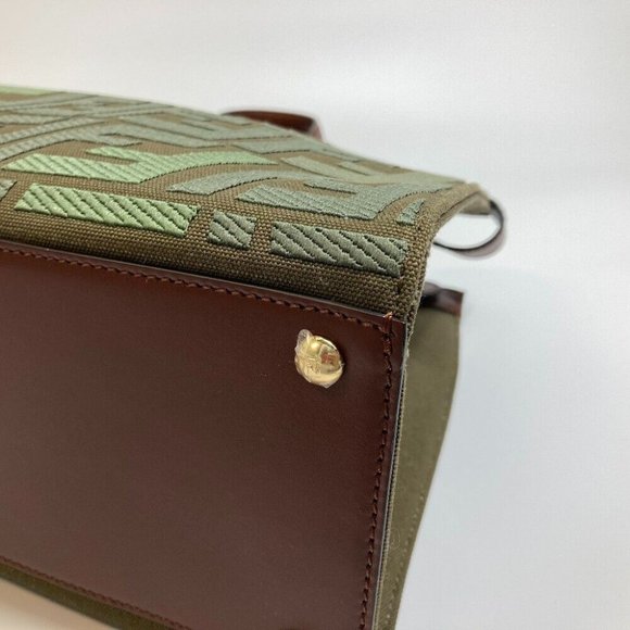 FENDI FF total pattern Peekaboo X Tote 2WAY Shoulder Bag Tote Bag - Picture 7 of 12